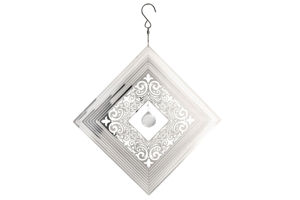 10” Crystal Stainless Steel Spinner