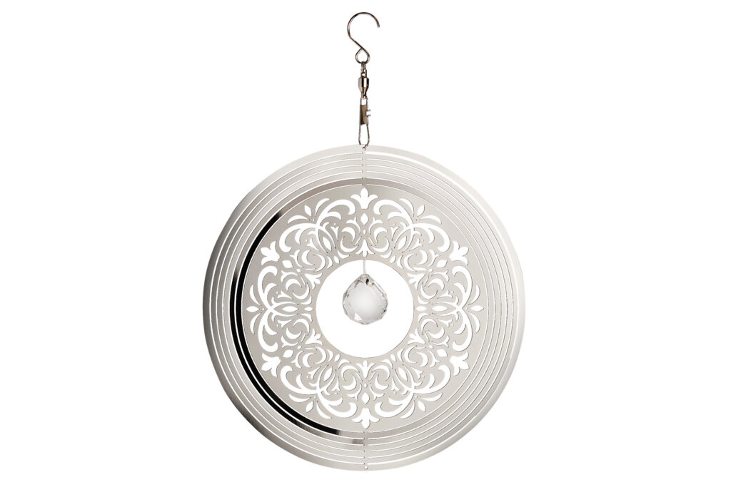 6” Crystal Stainless Steel Spinner