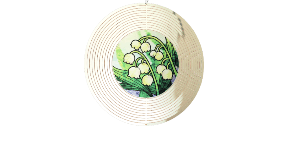 Round Spinner_Lily of the Valley