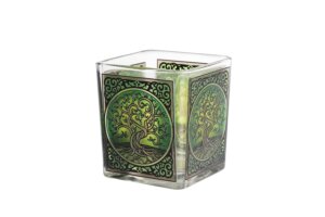 3” UV Printing Glass Candle Holder