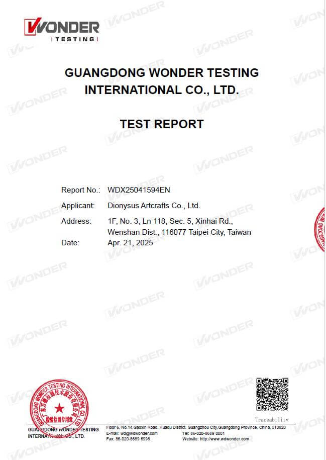 wholesale wind chime Certifications