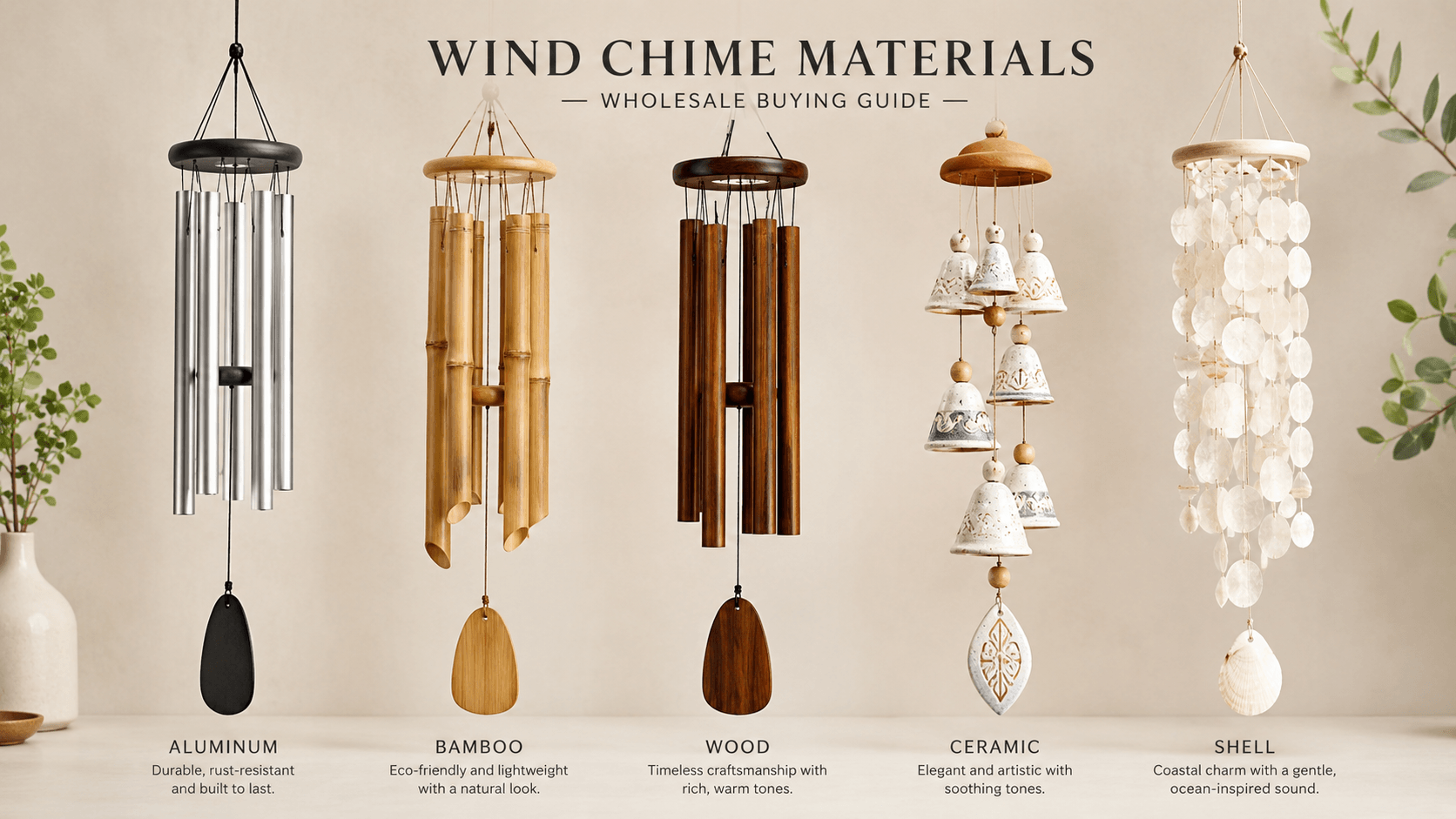 Wholesale Windchimes material